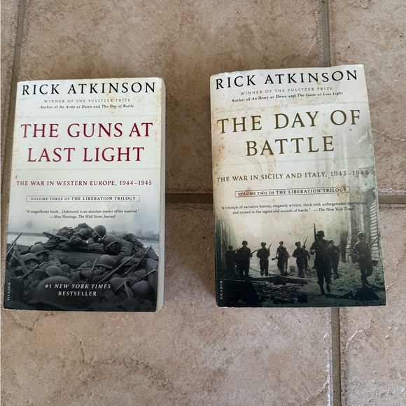 Other - Rick Atkinson Liberation Trilogy - Paperback Set of 2 Volumes 2 & 3